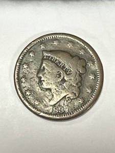 lot 36 image: 1837 Large Cent Penny