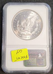 1885 MORGAN SILVER DOLLAR MS64 NGC