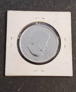 2013 CANADA $5 1 TROY OZ .9999 FINE SILVER