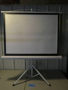 lot 35 image: 50 Pyle Portable Projector Screen Tripod Stand PRJTP52