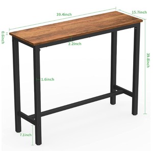 lot 34 image: Mr IRONSTONE Bar Table, 39 Pub Table BT02-100