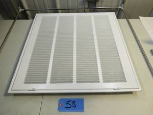 lot 58 image: Hvac Premium Return Filter Grille 22 X 22 - White