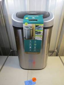 lot 78 image: Ninestars Motion Sensor Trash Can - WM-80-4