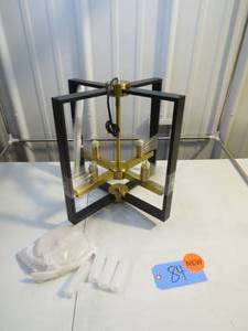 lot 84 image: 4-Light Modern Chandelier