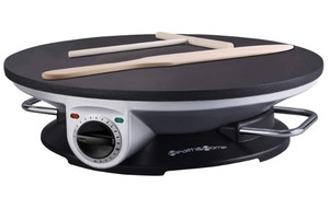lot 98 image: Health and Home No Edge Crepe Maker - 13 Inch Crepe Maker & Electric Griddle - Non-stick Pancake Maker- Crepe Pan KS-351F