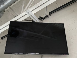 lot 13 image: Hitachi Model 60RH2 60 Flat Screen TV