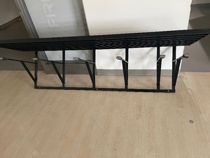 lot 48 image: Heavy Duty Wall Mount Metal Rack