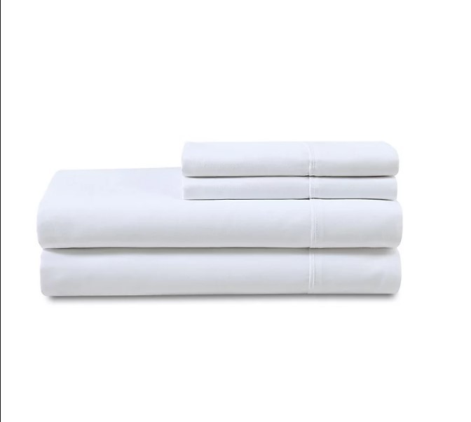lot 549 image: NEW Martha Stewart Microfiber Sheet Set - White