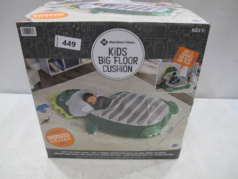 21BV0514 Kids Big Floor Cushion, 50 x 73, Unicorn