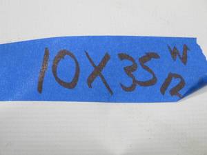 lot 478 image: NEW Vinyl Tarp - 10 x 35  White  White Vinyl tarp - 12 oz. Medium Light Duty