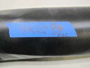 lot 485 image: NEW Vinyl Tarp - 4 x 22  Black  Black Vinyl Tarp - 20 oz. Heavy Duty