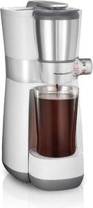 lot 563 image: NEW Hamilton Beach Convenient Craft Rapid Cold and Hot Brew Coffee Maker, 16 oz. Single Serve Grounds Brewer, White