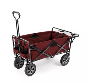 lot 569 image: MacWagon Sports Folding Wagon with Table - Red