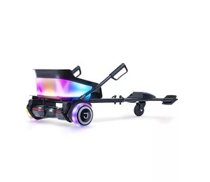 lot 570 image: Jetson Remix Light-Up Hoverboard and Go-Kart Combo