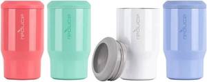 lot 576 image: NEW REDUCE 14 oz. Vacuum Insulated Stainless Steel Drink Cooler, 4 Pack (Tranquil)