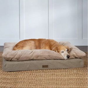lot 582 image: NEW Members Mark Orthopedic Pillowtop Pet Bed, 30 x 40  - Tan