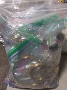 Bulk Lot Of Mixed Costume Jewelry (2 Gallon Bag-Over 10 lbs)