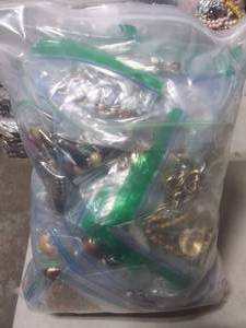 Bulk Lot Of Mixed Costume Jewelry (2 Gallon Bag-Over 10 lbs)
