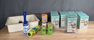 lot 115 image: Pet Care Essentials Lint Rollers, Pet Fresh Odor Eliminator, Cat Genie Smart Cartridges and More B