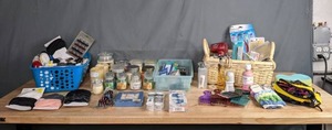 lot 101 image: Assortment of Hair Accessories, Candles, and More B