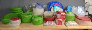 lot 123 image: Large Collection of Plastic Food Storage Containers  B