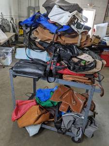 lot 132 image: Huge Collection of Purses, Handbags, Shopping Bags, Tote Bags and More  B