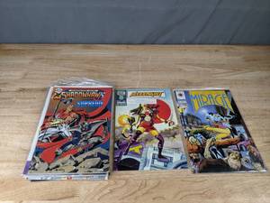 lot 75 image: A Collection of 20 Various Comic Books Including Shadowman, The Dragon, Bloodskirt and More  K