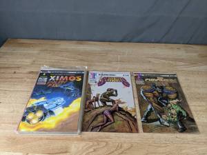 lot 76 image: A Collection of 20 Various Comic Books Including Dart, Very Vicky, War Zone, Black Hole and More  K