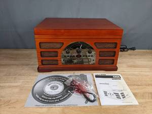 lot 145 image: Crosley CR66 Rochester 5-In-1 Entertainment Center K