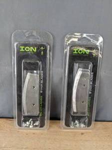 lot 23 image: ION Ice Auger Blades 8 inches (2) X