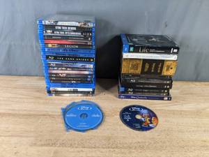 lot 51 image: A Variety of Blu Ray DVDs includes Disney, Star Trek, Star Wars, and More K