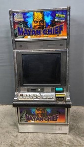 lot 12 image: Konami Gaming Mayan Chief Casino Game Slot Machine Slots B