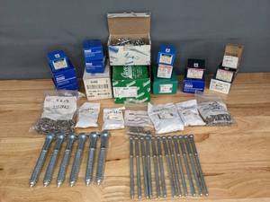lot 241 image: NEW Assorted Screws Sheet Metal Screws, Tapping Screws and More T