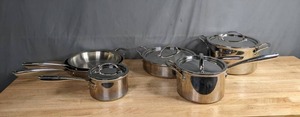 lot 192 image: Six Piece Williams Sonoma Pots and Pan Assortment F