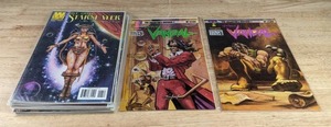 lot 84 image: Collection of 21 Comic Books Star Slayer, Vandal, ROM, Mr. Hero, Duckman King Chicken, Warzone, Union, Warblade, Nyghtfall, Wheel of Worlds and More K