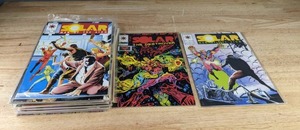 lot 89 image: Collection of 21 Comic Books Asylum, Marvel Super Heros Secret Wars, Solar Man of The Atom, Solar The Destroyer, Nyghtfall, Wetworks, Vanguard and More K