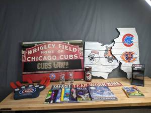lot 171 image: Sports Team Items - Chicago Cubs, Bears, Wrigley Field World Series, Cincinnati Reds, Bengals, MLB, NFL, Sports Illustrated Kids Issues, and more F