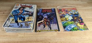 lot 81 image: Collection of 21 Comic Books Shadow Empires, Fantastic Four, H.A.R.D. Corps, Archer & Armstrong, Supreme, Torpedo, Prophet, Warzone and More K