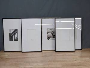 lot 205 image: Set of Five 5x7 Pottery Barn Picture Frames  F