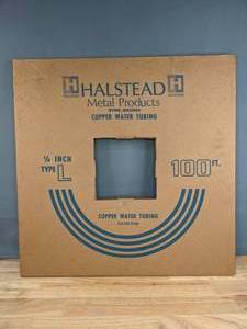 lot 310 image: Halstead 100 Feet Copper Water Tubing   T
