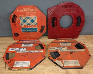lot 278 image: Starrett, Lenox and Neill Band Saw Stocks T