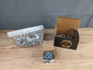 lot 300 image: 34 Oval Tapping Screws and 38 Socket Head Cap Screws  T