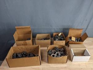 lot 301 image: A Variety of 1 14 - 7 and 58 - 11 Earnest FIN SLT Nuts, 1 18 and 78 Finished Hexagon Nuts and More  T