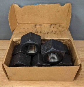 lot 263 image: Earnest Machine Products Heavy Hex Nuts Low Carb, Box of 8 T