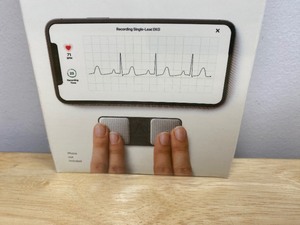 lot 19A image: Brand New AliveCor KardiaMobile FDA Approved 1-Lead Personal EKG Monitor  Detects AFib and Irregular Arrhythmias Y