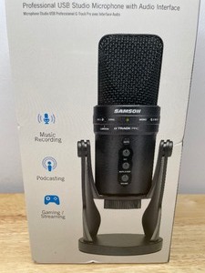 lot 17A image: Brand New Samson SAGM1UPRO G-Track Pro USB Microphone with Built-In Audio Interface Y
