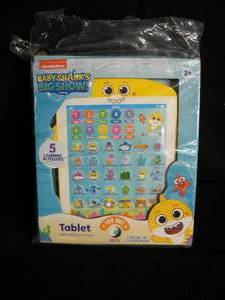 lot 24 image: Nickelodeon Pinkfong Baby Shark Tablet Learn ABCs and 123s Educational Toy