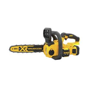 lot 125 image: Brand New Open Box DeWalt 20V MAX XR Compact 12 Cordless Chainsaw Kit