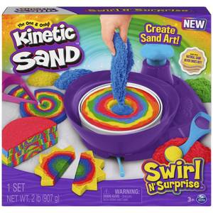 lot 26 image: Brand New Kinetic Sand Swirl N Surprise
