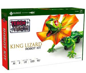 lot 45 image: Brand New Teach Tech King Lizard Robot Interactive Building Kit